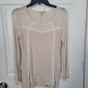 Cream vera Wang top - NWOT